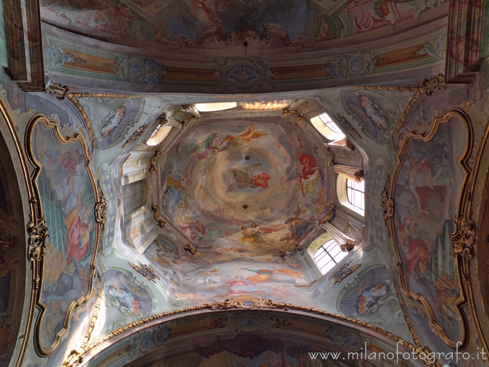 Orta San Giulio (Novara, Italy) - Interior of the tiburium of the Church of Santa Maria Assunta